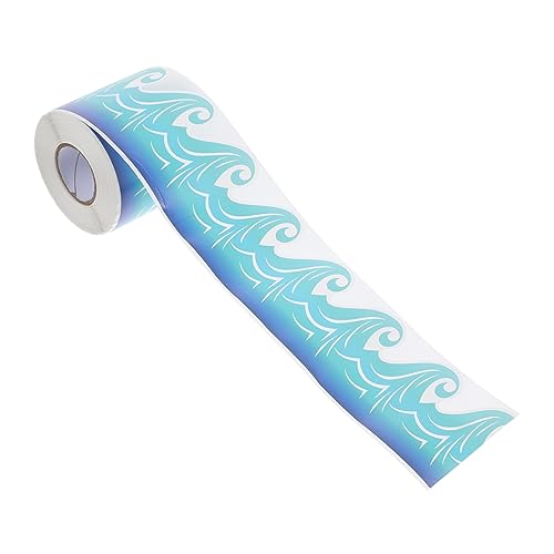 Lurrose 1 Rolle Wellenrandaufkleber Deko Grenzpapier Bordürenaufkleber Für Tafeln Klassenzimmergrenzen Cartoon Pinnwand Grenze Cartoon-randaufkleber Pinnwand-grenzen Pvc Selbstklebend Blue Lurrose 1 Rolle Wellenrandaufkleber Deko Grenzpapier Bordürenaufkleber Für Tafeln Klassenzimmergrenzen Cartoon Pinnwand Grenze Cartoon-randaufkleber Pinnwand-grenzen Pvc Selbstklebend Blue von Lurrose