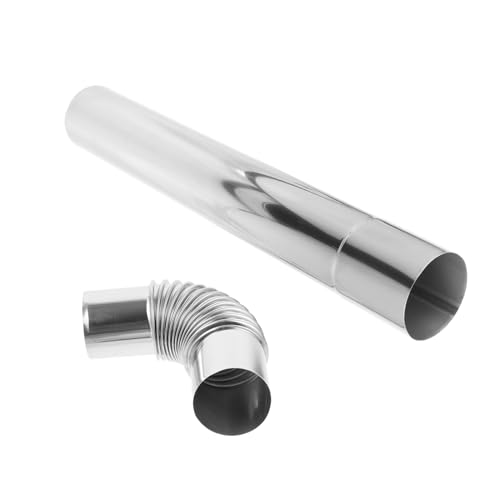 Lurrose 1 Satz Abgasrohr mit Bogen und Geradem Rohr für Schornsteinbelüftung Flexibles Installationssystem für Effektiven Rauchabzug und Verbesserte Luftqualität Lurrose 1 Satz Abgasrohr mit Bogen und Geradem Rohr für Schornsteinbelüftung Flexibles Installationssystem für Effektiven Rauchabzug und Verbesserte Luftqualität von Lurrose