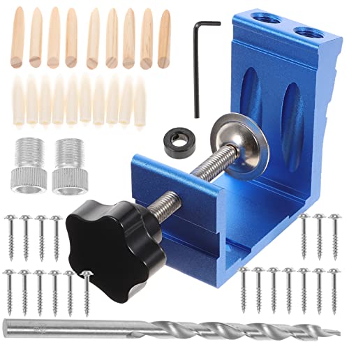 Lurrose 1 Satz Abgewinkelter Lochsucher Tasche Vorrichtung Dübellehre Löcher Holzbearbeitung Für Führung Winkellochbohrlehre Punch Hole Positioner Guide Kit Pocket Hole Jig Kit Hölzern Lurrose 1 Satz Abgewinkelter Lochsucher Tasche Vorrichtung Dübellehre Löcher Holzbearbeitung Für Führung Winkellochbohrlehre Punch Hole Positioner Guide Kit Pocket Hole Jig Kit Hölzern von Lurrose