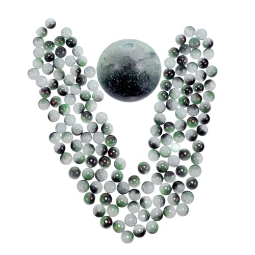 Lurrose 1 Satz Bastelzeug Bastel Materialien Dekoration Fensterdeko Beads Schmuckzubehör Geschenkeidee Schmuckherstellung Verkleidung Ziernieten Perlen Diy Girlande Glasperle 150 Stück von Lurrose