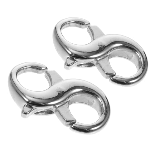 Lurrose 1 Satz Biegeringe Zubehör Lobster Clasp Schmuckzubehör Schmuckverbindung Anhängerverschluss Rostfrei Halskette Diy Schmuckverschluss Karabinerverschlüsse Stahl 2 Stück Lurrose 1 Satz Biegeringe Zubehör Lobster Clasp Schmuckzubehör Schmuckverbindung Anhängerverschluss Rostfrei Halskette Diy Schmuckverschluss Karabinerverschlüsse Stahl 2 Stück von Lurrose