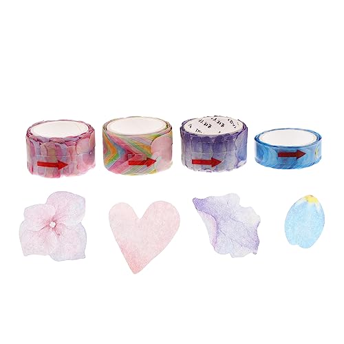 Lurrose 1 Satz Blütenblätter Und Washi Tape Washi Tape Für Diy Sammelklebeband Notebook-klebeband Diy Washi Tape Dekoratives Washi-klebeband Colorful Japanisches Papier 4 Stück Lurrose 1 Satz Blütenblätter Und Washi Tape Washi Tape Für Diy Sammelklebeband Notebook-klebeband Diy Washi Tape Dekoratives Washi-klebeband Colorful Japanisches Papier 4 Stück von Lurrose