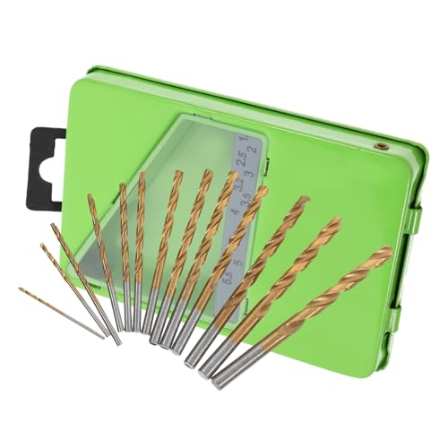 Lurrose 1 Satz Bohrer-Set Hartmetall Kobaltbohrer Metallbohrer für Stahl Kleine Bohrer Schnellbohrer Bohrer für Schlagschrauber Schlagbohrer Bohrer aus Stahl Zufällige Farbe von Lurrose