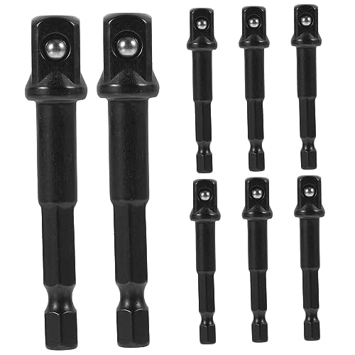 Lurrose 1 Satz Bohrständer Adapter Bohrer Auf Sockel Steckdosenbohrer-adapter Buchse Impact Socket Adapterset Bohrer-adapter-set Kohlenstoffstahl Black Lurrose 1 Satz Bohrständer Adapter Bohrer Auf Sockel Steckdosenbohrer-adapter Buchse Impact Socket Adapterset Bohrer-adapter-set Kohlenstoffstahl Black von Lurrose