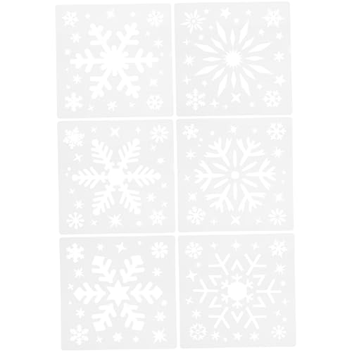Lurrose 1 Satz Bookmarks Scheckheft Zeichenschablone Scrabbook Planenösen Zeichnung Schablonen Zum Malen Vorlage Dekorativer Bastelschnee Malschablonen Bastelschablonen Plastik 6 Stück Lurrose 1 Satz Bookmarks Scheckheft Zeichenschablone Scrabbook Planenösen Zeichnung Schablonen Zum Malen Vorlage Dekorativer Bastelschnee Malschablonen Bastelschablonen Plastik 6 Stück von Lurrose