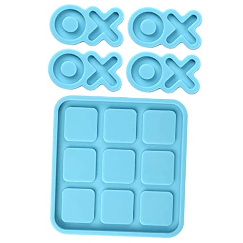 Lurrose 1 Satz DIY Silikonformen für Brettspiel Teiliges mit Schachfiguren Geeignet für Epoxidharz Einfach zu Entformen Sicher und Langlebig für Kreative Bastelprojekte von Lurrose