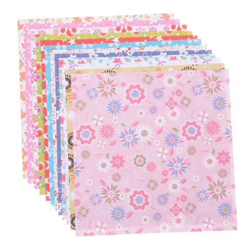 Lurrose 1 Satz Diy Bastelpapier Set Einseitig Bedrucktes Origami Papier im Sternenhimmel Design für Handarbeiten Dekoration und Schulprojekte von Lurrose