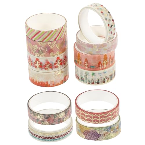Lurrose 1 Satz Dünnes Washi-tape Ästhetisch Bunt Zeitschriftenbedarf Gold Basteln Für Bastelmaterial Für Klebebänder Für Sammelalben Washi -bänder Japanisches Papier 12rollen Lurrose 1 Satz Dünnes Washi-tape Ästhetisch Bunt Zeitschriftenbedarf Gold Basteln Für Bastelmaterial Für Klebebänder Für Sammelalben Washi -bänder Japanisches Papier 12rollen von Lurrose
