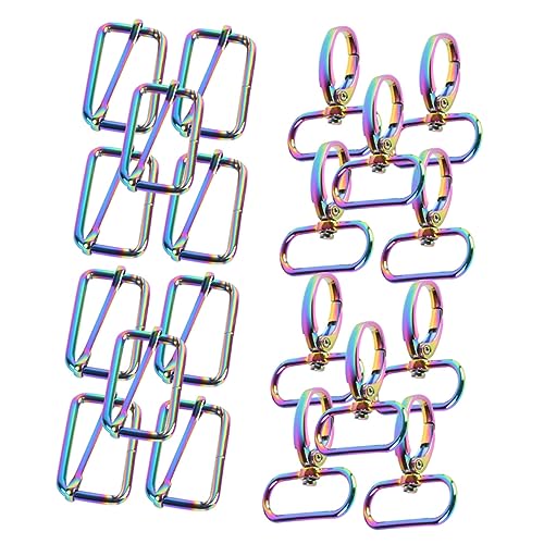 Lurrose Robuste Karabinerverschlüsse Aus Legierung Schlüsselringschnallen 20 Stück Drehbare Karabinerhaken Für Schlüsselanhänger Zubehör Lurrose Robuste Karabinerverschlüsse Aus Legierung Schlüsselringschnallen 20 Stück Drehbare Karabinerhaken Für Schlüsselanhänger Zubehör von Lurrose
