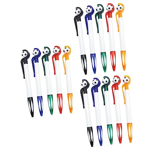 Lurrose 1 Satz Fußball Kugelschreiber Bleistifte Jungs Stiftfußball Fußball-federmäppchen Für Jungen Schwarze Fußballkugelschreiber Kugelschreiber Selber Machen Plastik 15 Stück Lurrose 1 Satz Fußball Kugelschreiber Bleistifte Jungs Stiftfußball Fußball-federmäppchen Für Jungen Schwarze Fußballkugelschreiber Kugelschreiber Selber Machen Plastik 15 Stück von Lurrose