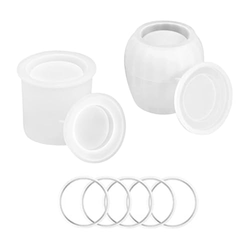 Lurrose 1 Satz Glas Silikonform قوالب معمول بلاستيك قالب معمول بلاستيك bastelskalpel bastelbücher silikonformen mold Glasform DIY Topf Topfform aus Silikon Dekorschale Gießharz Kieselgel von Lurrose