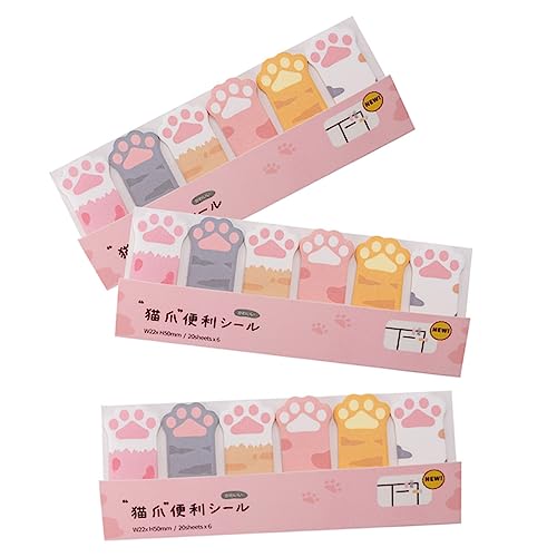 Lurrose 1 Satz Haftnotiz Beschriftung Aufkleber Labels Stickers Notizhefte Nootbook Notizzettel Farbig Pfotenabdruck Tiere Schulseitenmarkierungen Praktische Notizblöcke Papier 3 Stück Lurrose 1 Satz Haftnotiz Beschriftung Aufkleber Labels Stickers Notizhefte Nootbook Notizzettel Farbig Pfotenabdruck Tiere Schulseitenmarkierungen Praktische Notizblöcke Papier 3 Stück von Lurrose