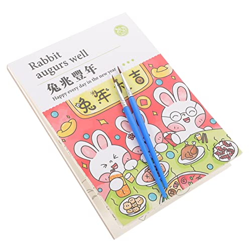 Lurrose 1 Satz Haftnotiz-Malerei mit Gouache Bücher malen Wassermalbücher für kindermalbuch wassermalbuch für Graffiti-Buch für Graffiti-Bücher für Papier von Lurrose