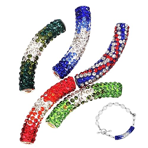 Lurrose 1 Satz Halskette Perlen Schmuck Strassperlen Perlen-anhänger Perlen Für Die Herstellung Von Armbändern Perlenarmband Halskettenzauber Halskette Lose Perlen Polymer-ton 5 Stück Lurrose 1 Satz Halskette Perlen Schmuck Strassperlen Perlen-anhänger Perlen Für Die Herstellung Von Armbändern Perlenarmband Halskettenzauber Halskette Lose Perlen Polymer-ton 5 Stück von Lurrose