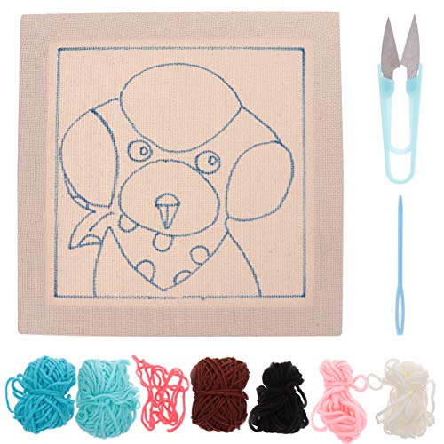 Lurrose 1 Satz Handmade Diy Stickerei Materialset für Anfänger Kreative Bastelutensilien Einzigartiges Zubehör für Handarbeiten Geeignet für Dekorative Verwendung ohne Stanznadel und von Lurrose