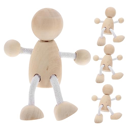 Lurrose 1 Satz Holzspielzeug Holzfiguren Für Malerei Holzfiguren Bastelset Handgemachte Holzpuppen Miniaturfiguren Steckpuppen Unvollendet Anbindung Sandtisch Holzpuppe Regaldekor 4 Stück Lurrose 1 Satz Holzspielzeug Holzfiguren Für Malerei Holzfiguren Bastelset Handgemachte Holzpuppen Miniaturfiguren Steckpuppen Unvollendet Anbindung Sandtisch Holzpuppe Regaldekor 4 Stück von Lurrose