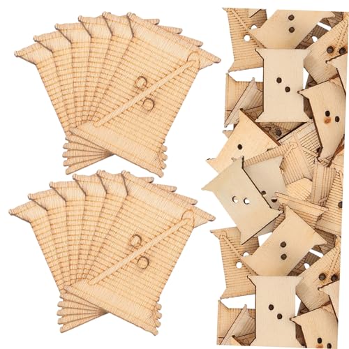 Lurrose 1 Satz Holzwickelbrett Weben Wickler Werkzeug Nähen Kreuzstich-spulen-organizer Holz Garnspule Holz Nähmaschine Zubehör Spule Zum Weben Von Garn Garnwebwerkzeug Beige 50 Stück von Lurrose