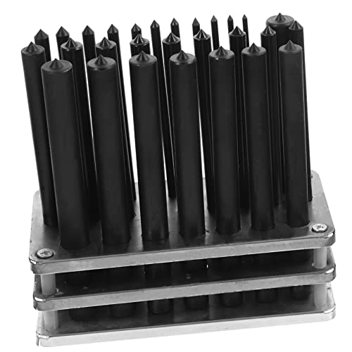 Lurrose 1 Satz Industriestanze Puncher Mechaniker Locher Mit Sockel Zylindrische Stempel Mit Sockel Mechanische Reparaturwerkzeuge Maschinenwartungsstempel Wartungsstanzer Black Stahl von Lurrose