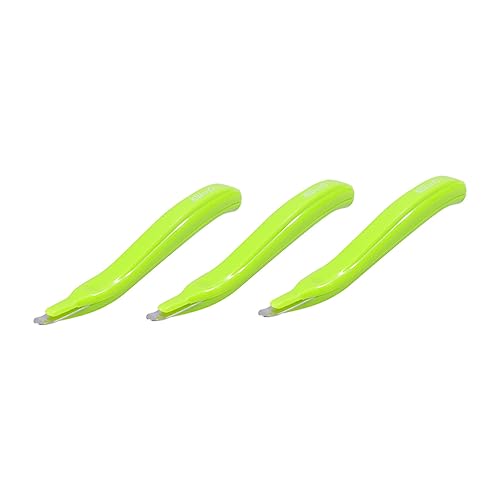 Lurrose 1 Satz Klammerentferner Handliche Stiftentfernungswerkzeuge Kunststoffstiftentferner Stiftentferner Für Teppiche Stiftentferner Für Autositze Handlicher Nagelzieher Green 3 Stück von Lurrose