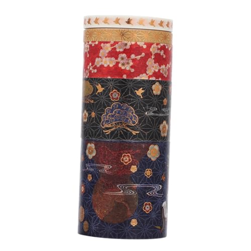 Lurrose 1 Satz Kran Washi Tape Sammelklebeband Abdeckband Doppelseitiges Klebeband Buntes Klebeband Handkontenbänder Klebebänder Diy Washi Tapes Japanisches Papier 5 Stück Lurrose 1 Satz Kran Washi Tape Sammelklebeband Abdeckband Doppelseitiges Klebeband Buntes Klebeband Handkontenbänder Klebebänder Diy Washi Tapes Japanisches Papier 5 Stück von Lurrose