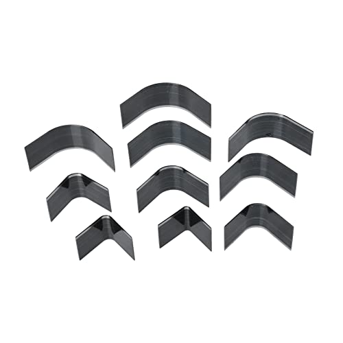 Lurrose 1 Satz Ledermesser Schimmelpilzset Cutter Lederhandwerk Rundschneider Lederschneidewerkzeuge Rundschneider Aus Leder Lederwerkzeuge Kohlenstoffstahl Black 10 Stück von Lurrose