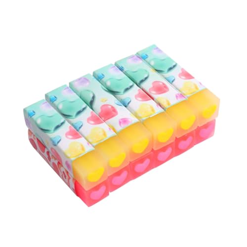 Lurrose 1 Satz Liebe Radiergummi Gekneteter Radiergummi Valentinstag Dekorativ Mini Süßes Stationäres Party Radiergummis Löschbar Farbig Radiergummis Kawaii Eraser Zufällige Farbe 12 Stück Lurrose 1 Satz Liebe Radiergummi Gekneteter Radiergummi Valentinstag Dekorativ Mini Süßes Stationäres Party Radiergummis Löschbar Farbig Radiergummis Kawaii Eraser Zufällige Farbe 12 Stück von Lurrose