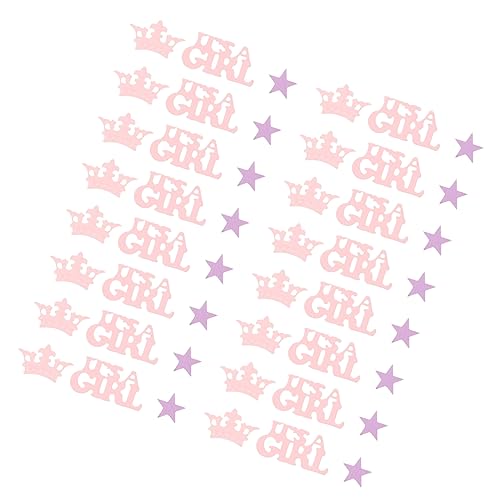 Lurrose 1 Satz Mädchen Kronen Konfetti für Babyparty-Tischdekoration Tischdekorationen aufdecken Konfettikanon -Buchstaben-Konfetti dekoratives Partykonfetti Papier Lurrose 1 Satz Mädchen Kronen Konfetti für Babyparty-Tischdekoration Tischdekorationen aufdecken Konfettikanon -Buchstaben-Konfetti dekoratives Partykonfetti Papier von Lurrose