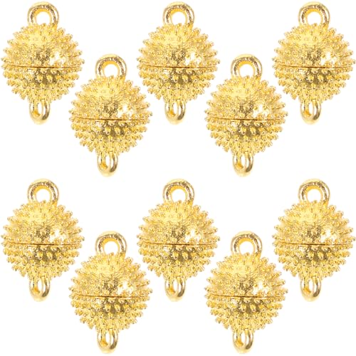 Lurrose 1 Satz Magnetschnalle Schmuck Halskette Herstellung Magnetverschlüsse Für Armbänder Magnetverschlüsse Für Ketten Schmuckschnalle Armband Magnetverschlüsse Metall Golden 20 Stück von Lurrose
