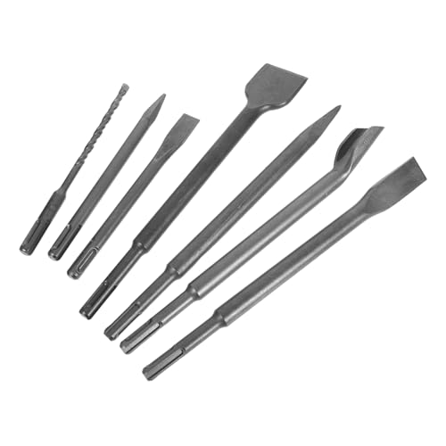 Lurrose 1 Satz Meißel Elektropickel Set Metallbohrer Vielseitiger Spatenbohrer Für Holz Britische Sechskant Schraubendreher Bits Schraubbits Für Bohrer Spatenbohrer Für Holz Grauer von Lurrose