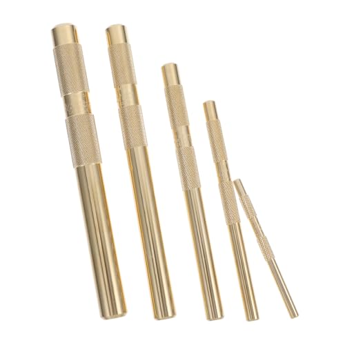 Lurrose 1 Satz Messing Punch Tool Set Mittelstempelwerkzeug Lochstanzwerkzeug Aus Metall Treibstanze Aus Messing Körner Für Metall Stanzwerkzeug Für Lederhandwerk Schlagwerkzeug Golden Lurrose 1 Satz Messing Punch Tool Set Mittelstempelwerkzeug Lochstanzwerkzeug Aus Metall Treibstanze Aus Messing Körner Für Metall Stanzwerkzeug Für Lederhandwerk Schlagwerkzeug Golden von Lurrose