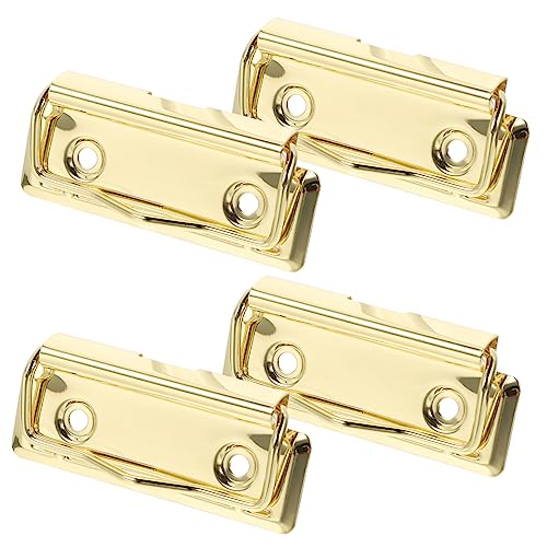 Lurrose 1 Satz Metall Clips Für Clipboard Wiederverwendbare Büroklammern Vielseitige Binder Clips Für Dokumente Dateien Und Notizen Für Schule Und Büro Dekoratives Design 4 Stück von Lurrose