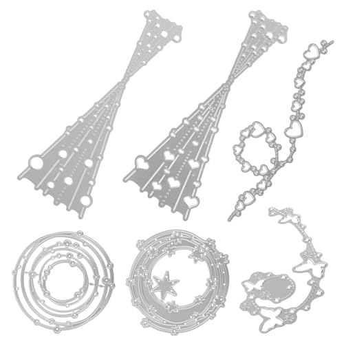 Lurrose 1 Satz Metall Stanzformen Scrapbooking Schablonen Herstellungsbedarf Linien Bastelstanzformen Kartenherstellungszubehör Randstanzformen Stanzformen Kohlenstoffstahl 6 Stück Lurrose 1 Satz Metall Stanzformen Scrapbooking Schablonen Herstellungsbedarf Linien Bastelstanzformen Kartenherstellungszubehör Randstanzformen Stanzformen Kohlenstoffstahl 6 Stück von Lurrose