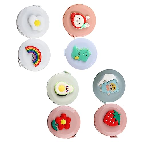 Lurrose 1 Satz Mini Cartoon Maßband Teiliges Einziehbares Maßband Für Nähen Und Körpermaße Flexibles Tragbares Und Niedliches Design Für Schüler Und Diy Projekte 8 Stück von Lurrose