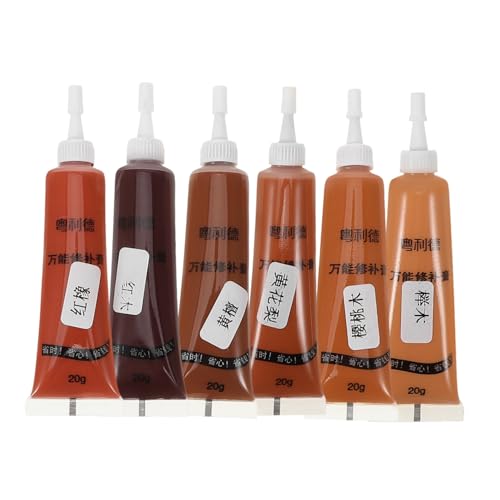 Lurrose 1 Satz Möbelreparaturpaste Grau Spachtelmasse Für Schränke Patch Holzreparaturpaste Kratzschutz Für Dunkles Holz Lückenfüller Aus Holz Kratzreparaturpasten Einfügen 6 Stück von Lurrose