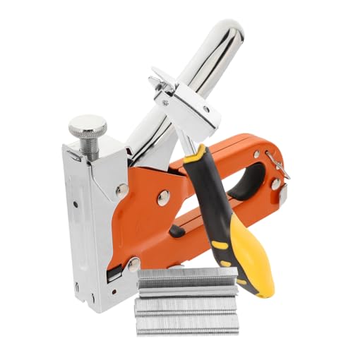 Lurrose 1 Satz Nagelpistoleanzug Stoffhefter industrieller Hefter Heftwerkzeug Polsterhefter Heftmaschine Teppichhefter Holzhefter Pinnwandhefter Brad Nagler legierter Stahl von Lurrose