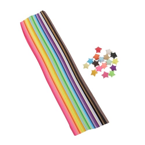 Lurrose 1 Satz Origami-stern Falten Dekorativ Streifen Sterne Farbig Für Bunt Papier Colorful 540 Stück Lurrose 1 Satz Origami-stern Falten Dekorativ Streifen Sterne Farbig Für Bunt Papier Colorful 540 Stück von Lurrose