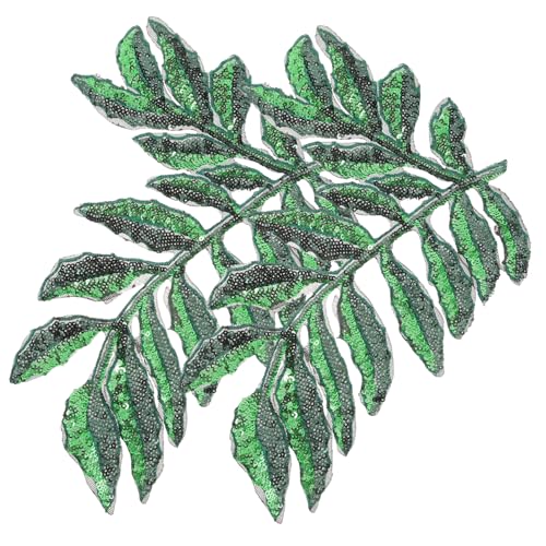 Lurrose 1 Satz Pailletten Sequin Stung Stoffapplikationen Muttertagsgeschenk Zum Basteln Blätter Zubehör Flicken Für Bekleidung Flicken Nähen Flicken Für Kleidung Flicken Aufbügeln 2 Stück von Lurrose