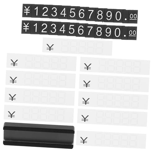 Lurrose 1 Satz Preisanzeigetafel Preisschild Für Nummernbuchstaben Stichworte Ladengeschäft Etiketten Gold Klein Mini Preisständer Reiswürfel Aus Der Verkaufstheke Preisblock Black Eisen Lurrose 1 Satz Preisanzeigetafel Preisschild Für Nummernbuchstaben Stichworte Ladengeschäft Etiketten Gold Klein Mini Preisständer Reiswürfel Aus Der Verkaufstheke Preisblock Black Eisen von Lurrose