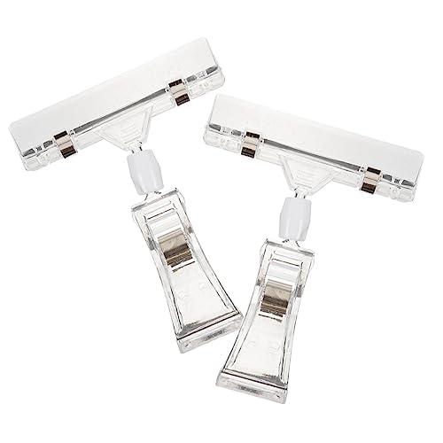 Lurrose 1 Satz Rotierender Preisordner Transparent Preisschild-clip Einseitig Clips Für Preisetiketten The Namensetiketten Schwenkbare Preisschildhalter Fotoclip Plastik 2 Stück Lurrose 1 Satz Rotierender Preisordner Transparent Preisschild-clip Einseitig Clips Für Preisetiketten The Namensetiketten Schwenkbare Preisschildhalter Fotoclip Plastik 2 Stück von Lurrose