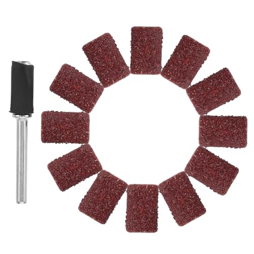 Lurrose 1 Satz Sandstoffpolierkopf Mini Schleifenhülsen Trommelschleifer Schleifzubehör Schleifpapierhülsen Hülsen Für Trommelschleifer Drumzubehör Schleifen Schleifhülsen Sandpapier von Lurrose
