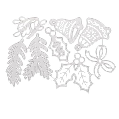 Lurrose 1 Satz Schablonen Stanzformen für Diy Bastelprojekte Vielseitige Schneideformen und Glockenform Kohlenstoffhaltigem für Karten Scrapbooking und Mehr von Lurrose
