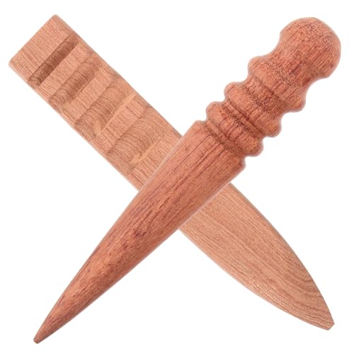 Lurrose 1 Satz Schleifstab Vorzeltösen Rundstab Lederbearbeitung Werkzeug Lederwerkzeug Handgefertigte Polierstäbe Rand Handarbeit Leder Polierer Handwerklicher Kantenpolierer Holz 2 Stück von Lurrose