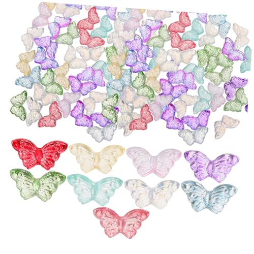 Lurrose 1 Satz Schmetterling Glasperlen Schmetterlings-edelsteine Schmetterlinge Schmetterlingsdekoration Schmetterlingsperlen Farbige Lose Perlen Diy Ohrringe Perlen 100 Stück Lurrose 1 Satz Schmetterling Glasperlen Schmetterlings-edelsteine Schmetterlinge Schmetterlingsdekoration Schmetterlingsperlen Farbige Lose Perlen Diy Ohrringe Perlen 100 Stück von Lurrose
