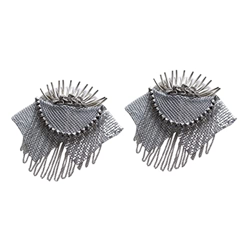 Lurrose 1 Satz Schulterklappen Mit Quaste Trimmen Epaulette Für Die Schulter Schulterklappen Quaste Fransen Epaulette 2 Stück von Lurrose