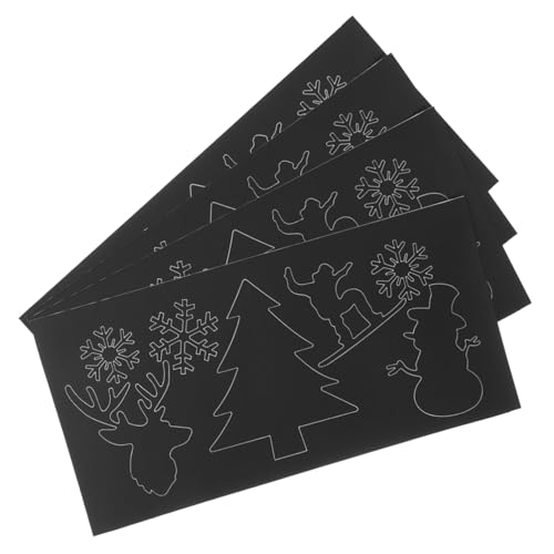 Lurrose 1 Satz Selbstklebende Flicken Für Kleidung Kleiderflicken Flicken Nähen Aufnäher Gestickt Cartoon-kleidungsflecken Kleideraufnäher Gestickte Aufnäher Groß Nylontuch Black 4 Stück von Lurrose
