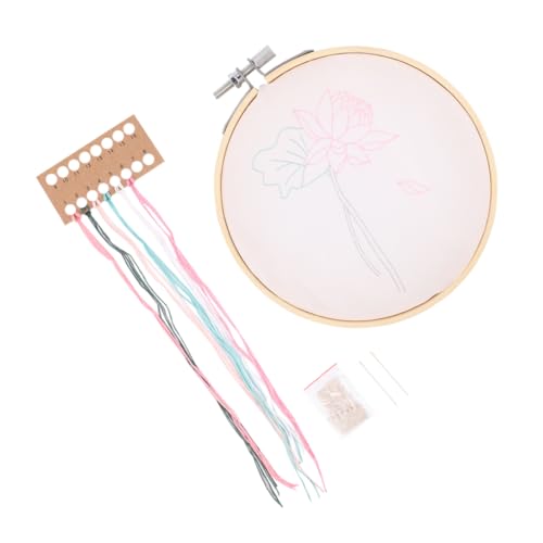 Lurrose 1 Satz Stickerei Selber Machen Hochzeit Bausätze Bastelsets Blumen- Rahmen Anfänger Stich Stickerei-kits Nähset Bausatz Stoff Kreuzen Anlage Werkzeug Rosa Bambus Lurrose 1 Satz Stickerei Selber Machen Hochzeit Bausätze Bastelsets Blumen- Rahmen Anfänger Stich Stickerei-kits Nähset Bausatz Stoff Kreuzen Anlage Werkzeug Rosa Bambus von Lurrose
