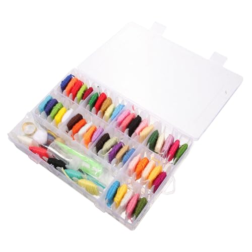 Lurrose 1 Satz Stickerei-Versorgung sticken für anfänger sticken anfänger sticknadel embroidery set stickgarn set Stickgarne zum Selbermachen Nähgarn zum Selbermachen DIY-Fäden Kabel von Lurrose