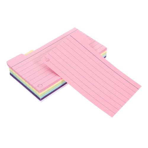Lurrose 1 Satz Sticky-index-registerkarte Karteikarte Regiert Notizkarten Für Die Schule Pads Gefüttert Büro Schüler-notizblöcke Kleines Notizbuch Lernkarten Karten Notieren Papier 6 Stück Lurrose 1 Satz Sticky-index-registerkarte Karteikarte Regiert Notizkarten Für Die Schule Pads Gefüttert Büro Schüler-notizblöcke Kleines Notizbuch Lernkarten Karten Notieren Papier 6 Stück von Lurrose