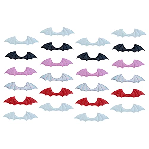 Lurrose 1 Satz Stoff Fledermausflügel Fledermaus Fledermauskostüm Fledermaus Halloween Fledermauskleid Fledermaus Damenkostüm Miniflügel Feenflügel Haustier Halloweenkostüm 20 Stück von Lurrose