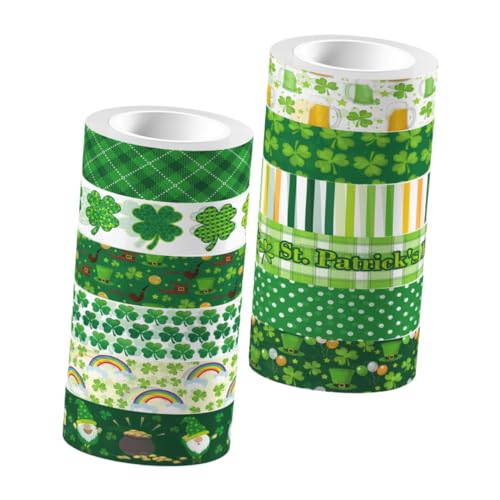Lurrose 1 Satz Tagebuch Washi Tapes Blumen- Gemustert The Washi Tape Classroom Decorations Dekoration Aufkleber Klebebänder Dekoratives Klebeband Für Einklebebuch Washi-tape 12rollen von Lurrose